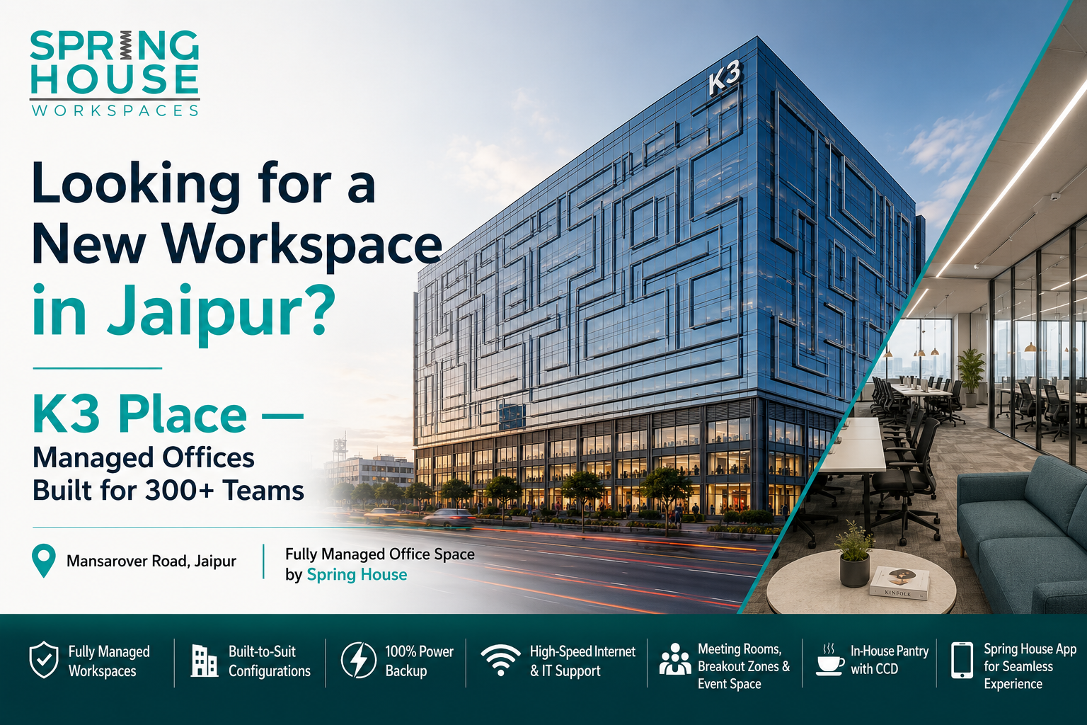 Looking for a New Workspace in Jaipur? K3 Space Is the Top Pick